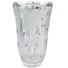 Ваза для цветов 20,5 см матовая Crystal Bohemia "Фрукты" 104308