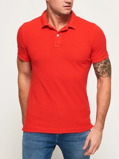 Футболка-поло мужская Superdry M11000RR-MJ8 красная 2XL