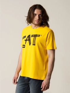 Футболка мужская Caterpillar tape tee желтая S