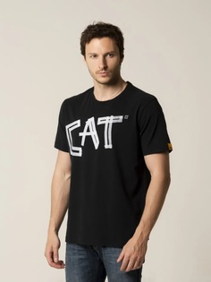 Футболка мужская Caterpillar tape tee черная XL