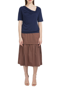 Юбка женская Helmidge 10089 коричневая 58