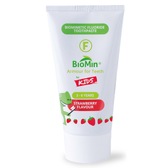 Детская зубная паста BioMin F Strawberry, 3-6 лет FGSB0015