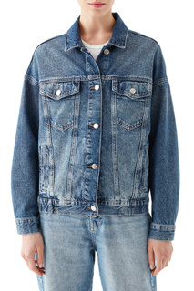 Джинсовая куртка женская Mavi 110445-32008 синяя 40