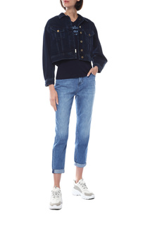 Джинсовая куртка женская Mustang 1010883-5000-680 синяя 46