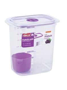 Контейнер пищевой PREMIUM MATCH UPS REALSEAL высокий прямоугольный 1.75мл Decor