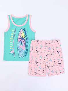 708441305 Комплект: Майка, шорты California, размер 104 КОТМАРКОТ