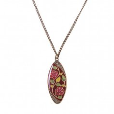 Колье из бижутерного сплава/бронзы с эмалью 50 см Clara Bijoux B77157 R