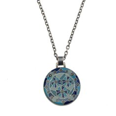 Колье из бижутерного сплава/бронзы с эмалью 80 см Clara Bijoux B76691.A BL