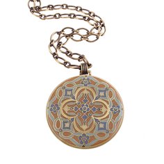 Колье из бижутерного сплава/бронзы с эмалью 55 см Clara Bijoux B74416 BR