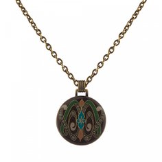 Колье из бижутерного сплава с эмалью 50 см Clara Bijoux B44188-18 BR