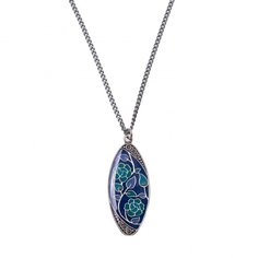 Колье из бижутерного сплава/бронзы с эмалью 50 см Clara Bijoux B77151-1 BL
