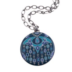 Колье из бижутерного сплава/бронзы с эмалью 55 см Clara Bijoux B75671.85 BL