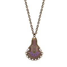 Колье из бижутерного сплава с эмалью 50 см Clara Bijoux B30606-16 V