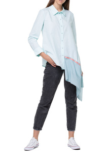 Туника женская Adzhedo 70212 голубая 4XL