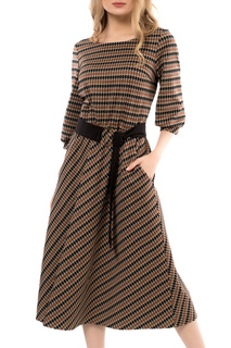 Платье женское Argent VZD912034 коричневое 52