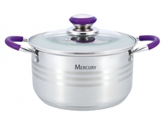 Кастрюля с крышкой MERCURY MC-6314 6,1л