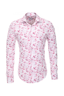 Рубашка мужская BAWER RZ1412064-02 розовая 48