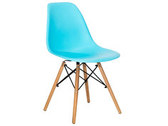 Стул Eames Wood Бирюзовый, 4 стула Stool Group