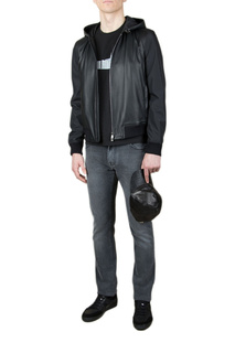 Футболка мужская Corneliani 107857 черная 58