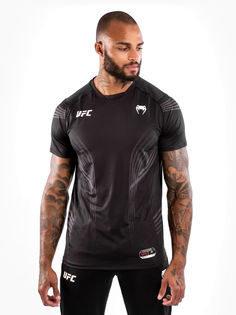 Футболка унисекс Venum Authentic Fight Night Dry Tech черная XL