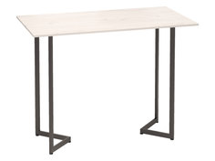 Кухонный стол-консоль Арлен 1, 2, 3 Барный Дуб Белый Крафт/Черный муар, 1200 мм Millwood