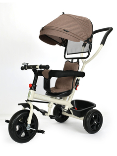 Велосипед трехколесный TOMIX BABY TRIKE, бежевый 180-4/Brown