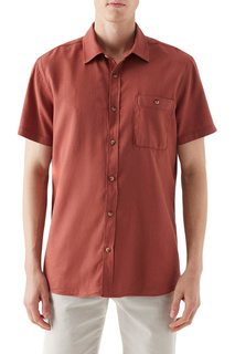 Рубашка мужская Mavi 21844 коричневая 50-52