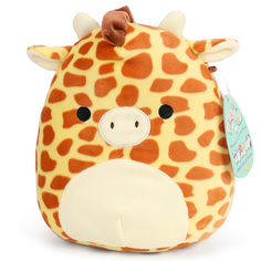 Мягкая игрушка-сквиш антистресс Squishmallows Жираф Гарри SQIF19-8GF