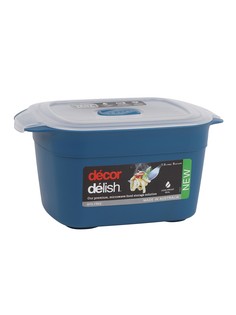 Контейнер пищевой PREMIUM DELISH прямоугольный с клапаном 1.9л Decor