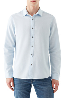 Рубашка мужская Mavi 21304 голубая 48-50
