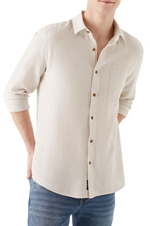 Рубашка мужская Mavi 21213 бежевая 50-52