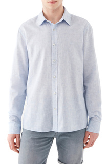 Рубашка мужская Mavi 20928 голубая S