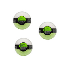 Набор Сafe mimi Бурлящий шар для ванны Авокадо и Гуава, 120 гр, 3 шт.