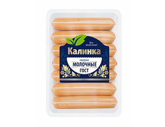 Сосиски Калинка молочные ГОСТ вареные 350 г