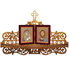 Полка для икон, 1-ярусная, угловая Символик