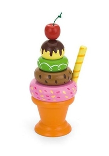 Пирамидка Мороженое , 85х150х68 мм Viga