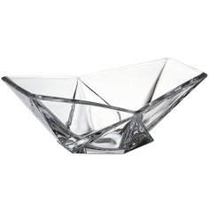 Ваза для фруктов 33 см Crystalite Bohemia "Оригами Без декора" 132307