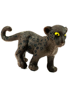 Игрушка-фигурка Детеныш леопарда S , чёрный
