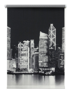 Рулонная штора 50х175 Сити монохром Уют