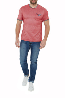 Футболка мужская John Jeniford JJT-201-204 красная S-170