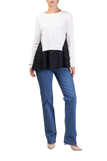 Блуза женская LAFEI-NIER H722944 белая 4XL