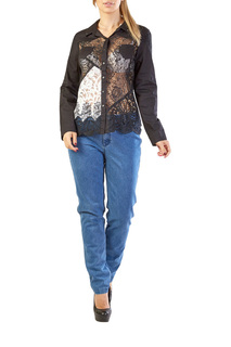 Блуза женская LAFEI-NIER G331504-F черная 48