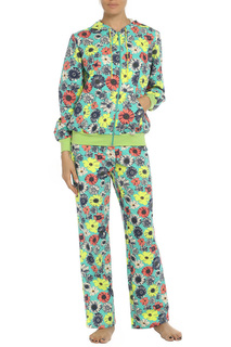 Домашний костюм женский Веста 18-01-003 зеленый 46