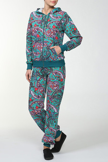 Домашний костюм женский Веста 10015-1 бирюзовый 54