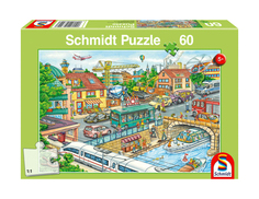 Пазл Транспорт в городе , 60 элементов Schmidt