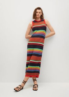 Платье из трикотажа с хлопком - Colori-i Mango