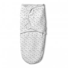 Конверт на липучке Swaddleme Summer Infant Luxe With Easy Change, S/M, серые треугольники
