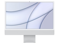 Моноблок APPLE iMac 24 Retina 4.5K Silver MGPC3RU/A (Apple M1/8192Mb/256Gb/Wi-Fi/Bluetooth/Cam/24/4880x2520/Mac OS)