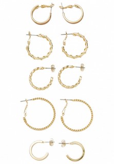 Серьги 5 пар Stradivarius