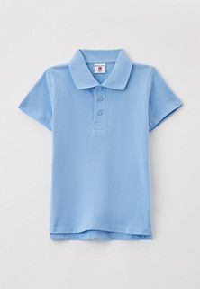 Поло Button Blue